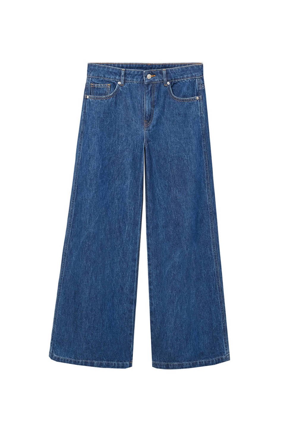 Mango flared jeans (dames), Blauw