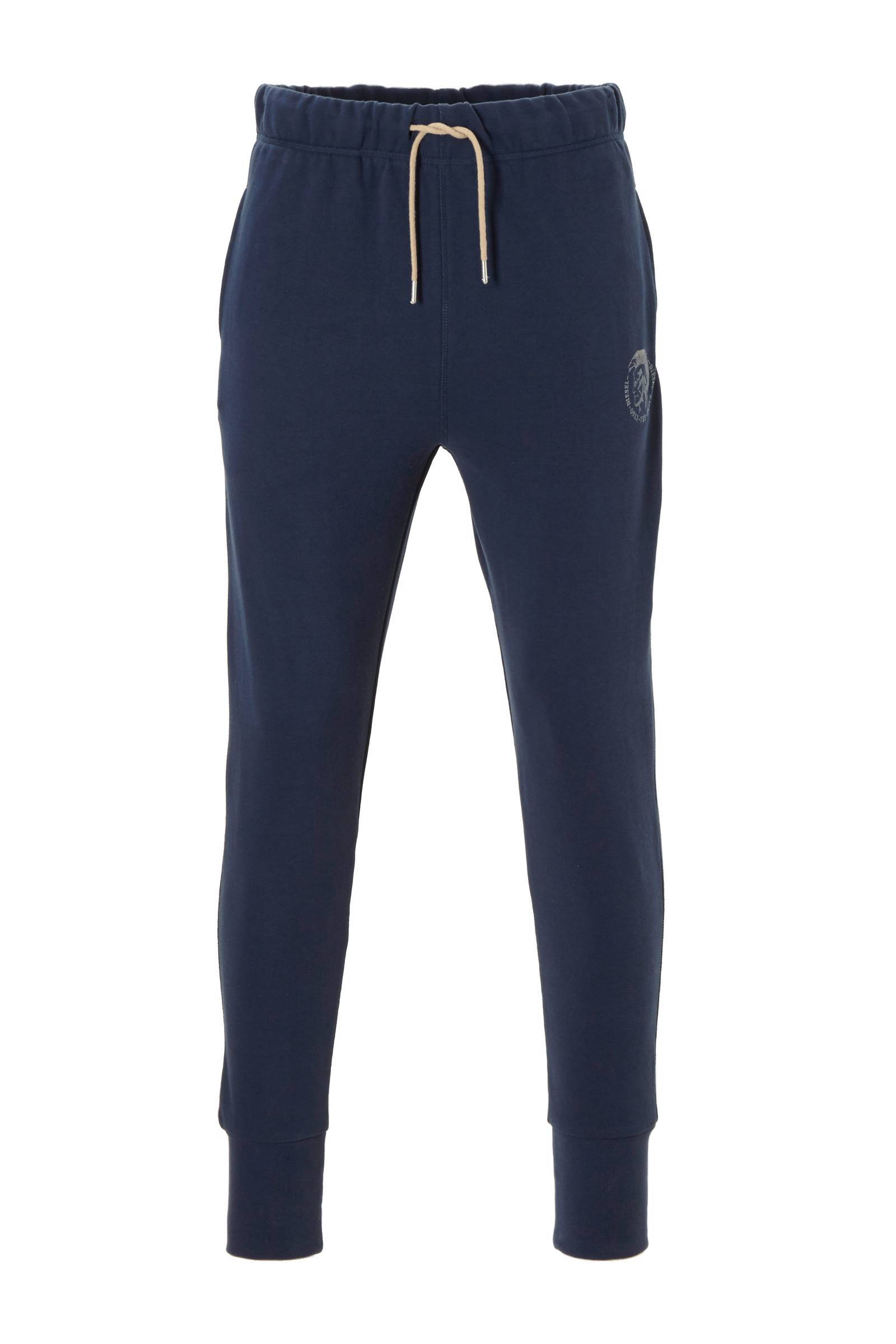 Diesel joggingbroek donkerblauw | wehkamp