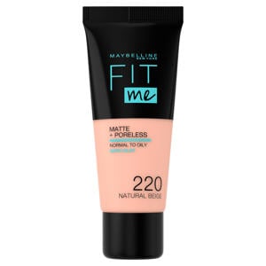 Matte + Poreless liquid foundation - 220 Natural Beige