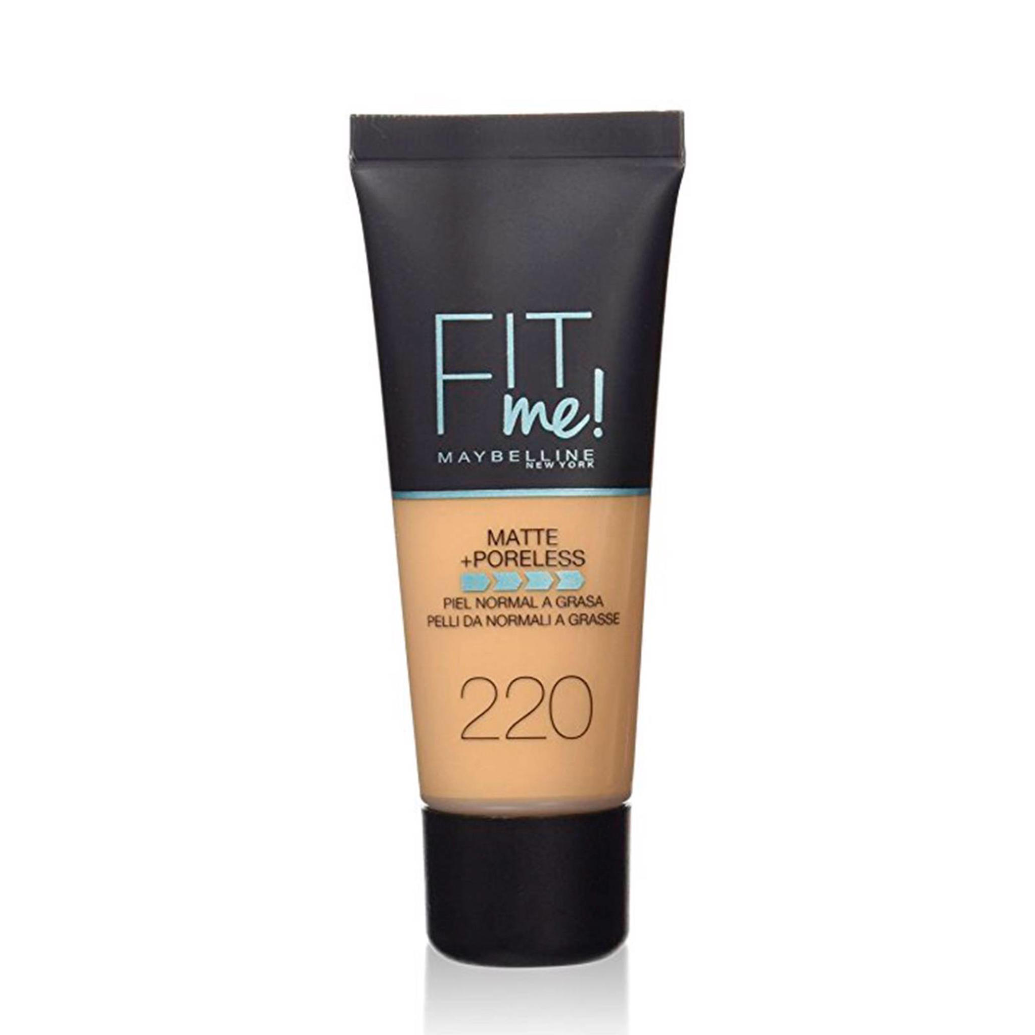 Maybelline New York Fit Me Matte Poreless Liquid Foundation 220 Natural Beige Wehkamp 7363