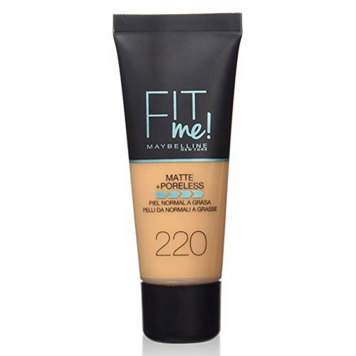 Wehkamp Maybelline New York Fit me Matte + Poreless liquid foundation - 220 Natural Beige aanbieding