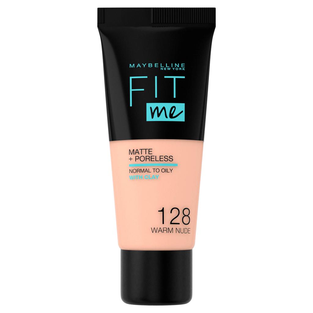 Maybelline New York Fit me Matte + Poreless liquid foundation - 128 Warm Nude