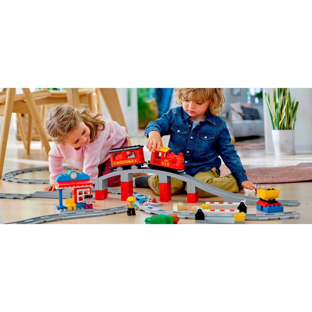LEGO DUPLO Stoomtrein Educatief Trein Speelgoed Set 10874 wehkamp