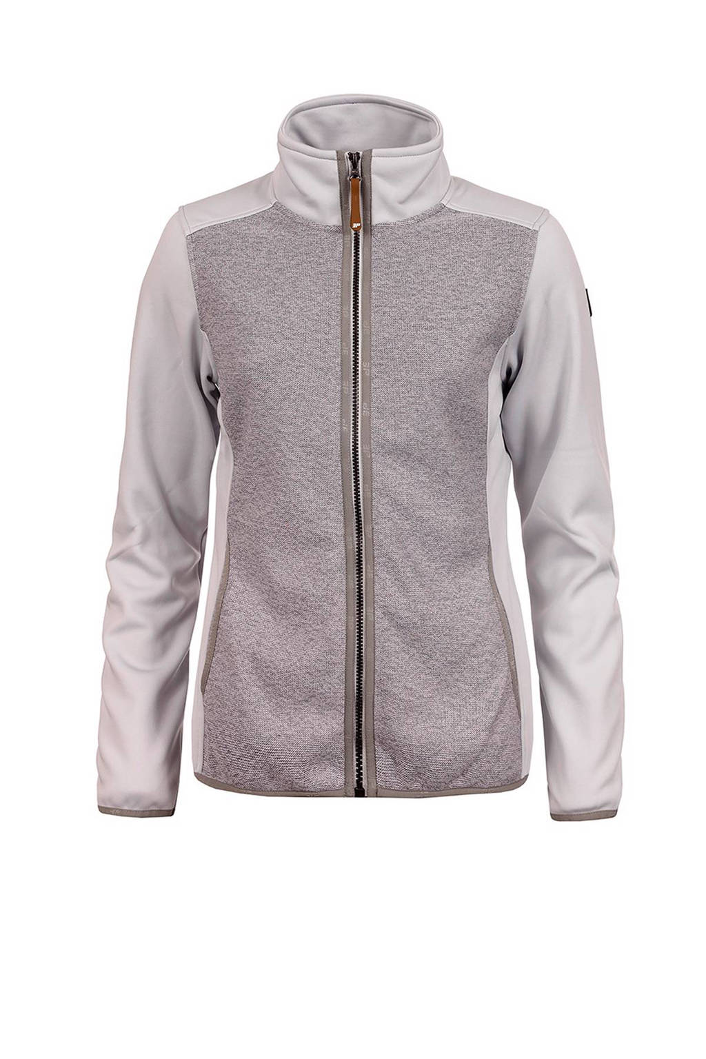 Icepeak Laurel elastisch mid-layer outdoor vest grijs, Lichtgrijs