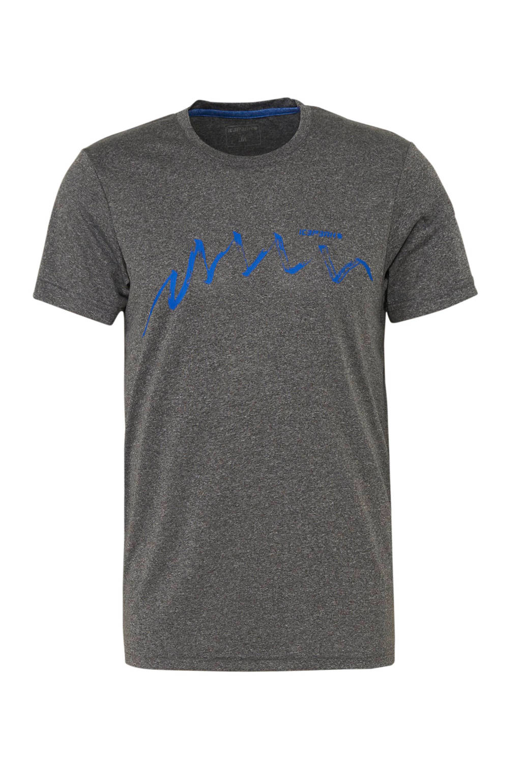 Icepeak outdoor T-shirt Saif grijs, Grijs melange