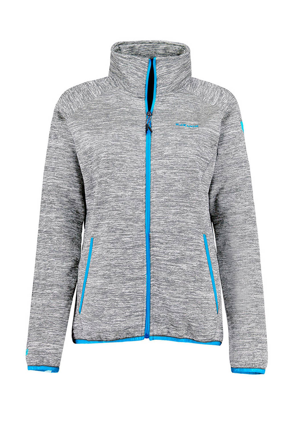 Kjelvik Merla fleece vest grijs melange, Grijs melange