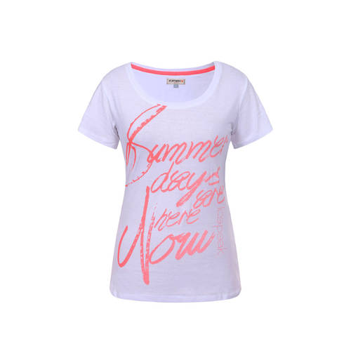 Icepeak Mona Outdoor T Shirt Met Tekst Wit icepeak kopen in de aanbieding
