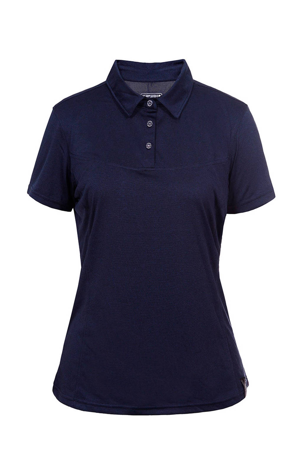 Icepeak gestreepte outdoor polo Sheryl donkerblauw, Donkerblauw