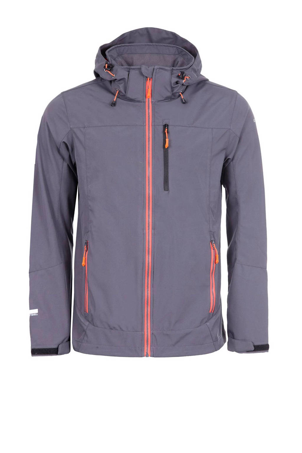 Icepeak Seamus softshell jack grijs, Grijs