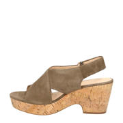 Clarks Maritsa Lara suède sandalettes | wehkamp