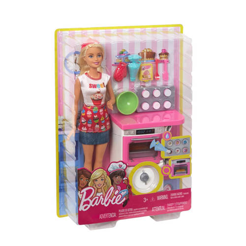 Barbie Cupcake Speelset barbie kopen in de aanbieding
