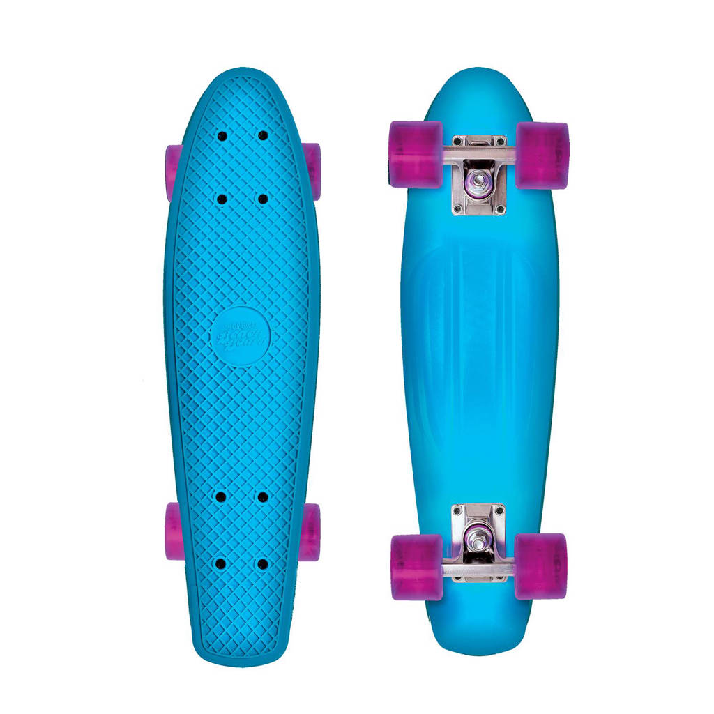 StreetSurfing Glow in the Dark skateboard, Blauw/paars