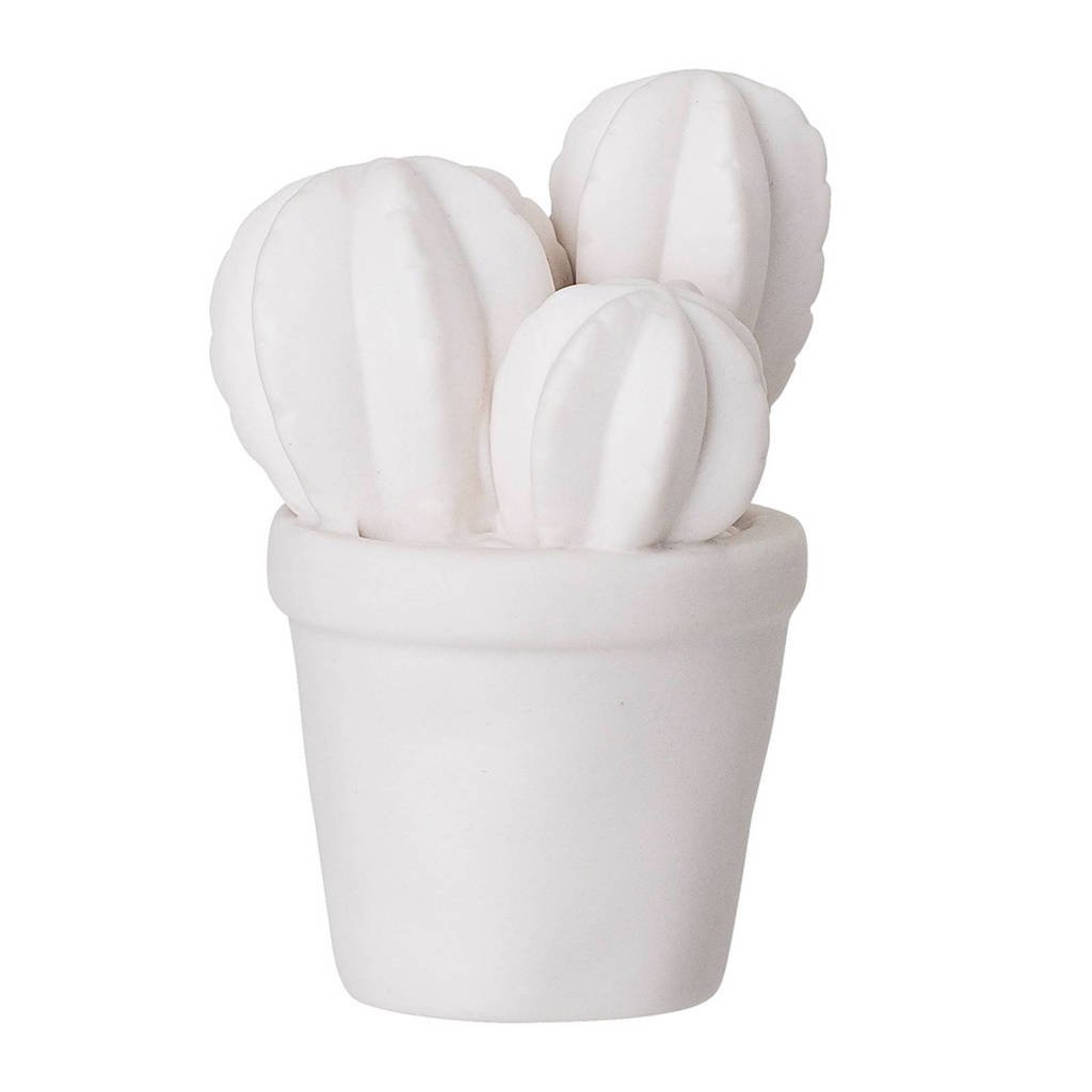 Bloomingville decoratie cactus, Wit