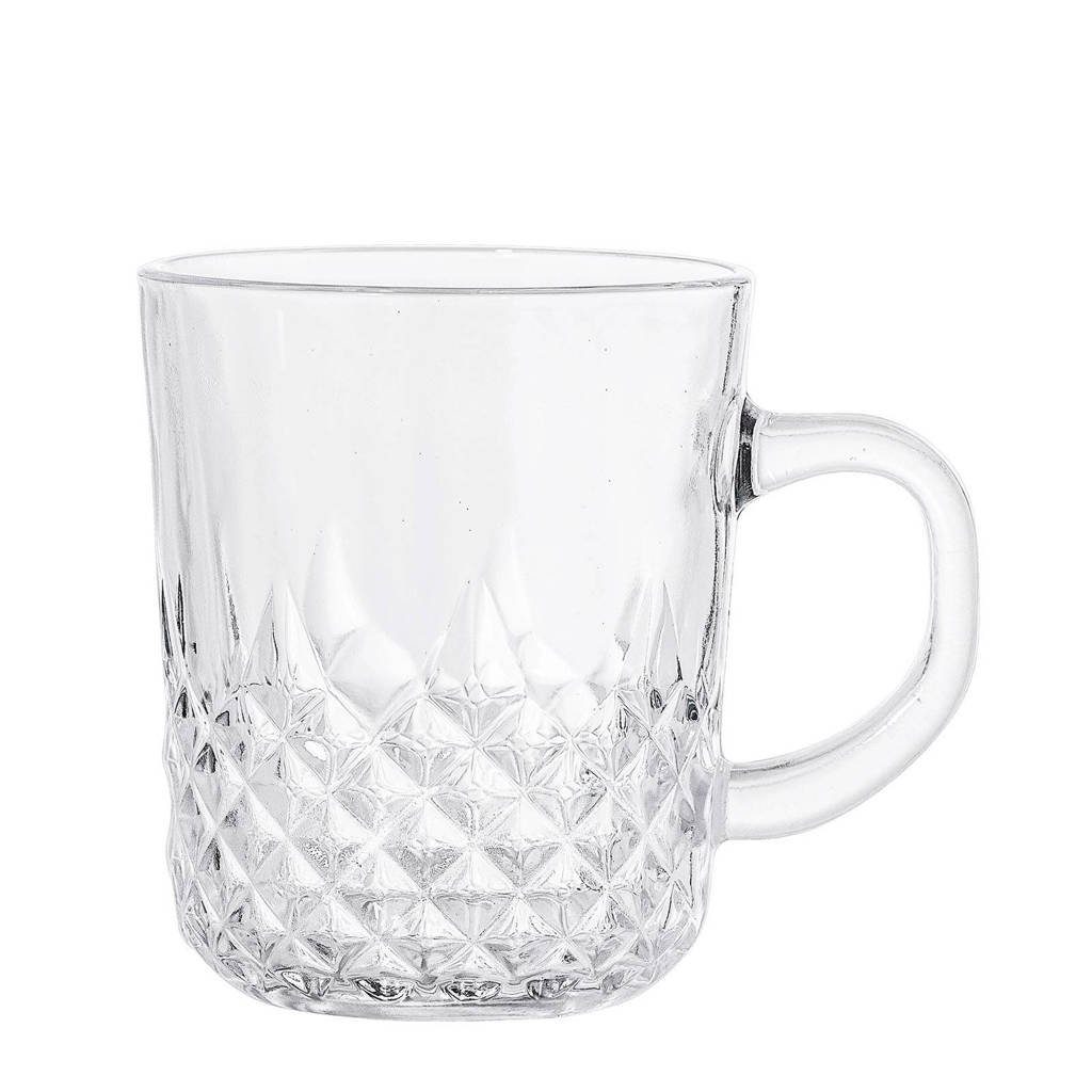 Bloomingville theeglas (Ø7,5 cm), Transparant