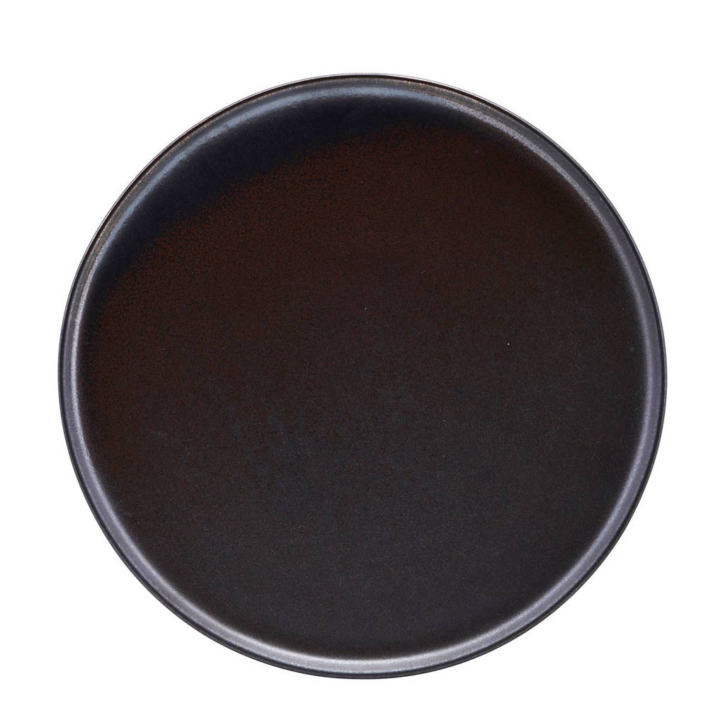 House Doctor Aton dinerbord (Ø27 cm), Zwart