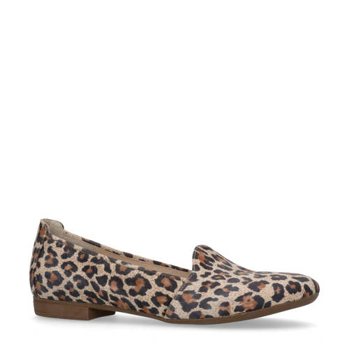 Manfield Suede Loafers Met Luipaardprint manfield kopen in de aanbieding Manfield Suede Loafers Met Luipaardprint manfield kopen in de aanbieding