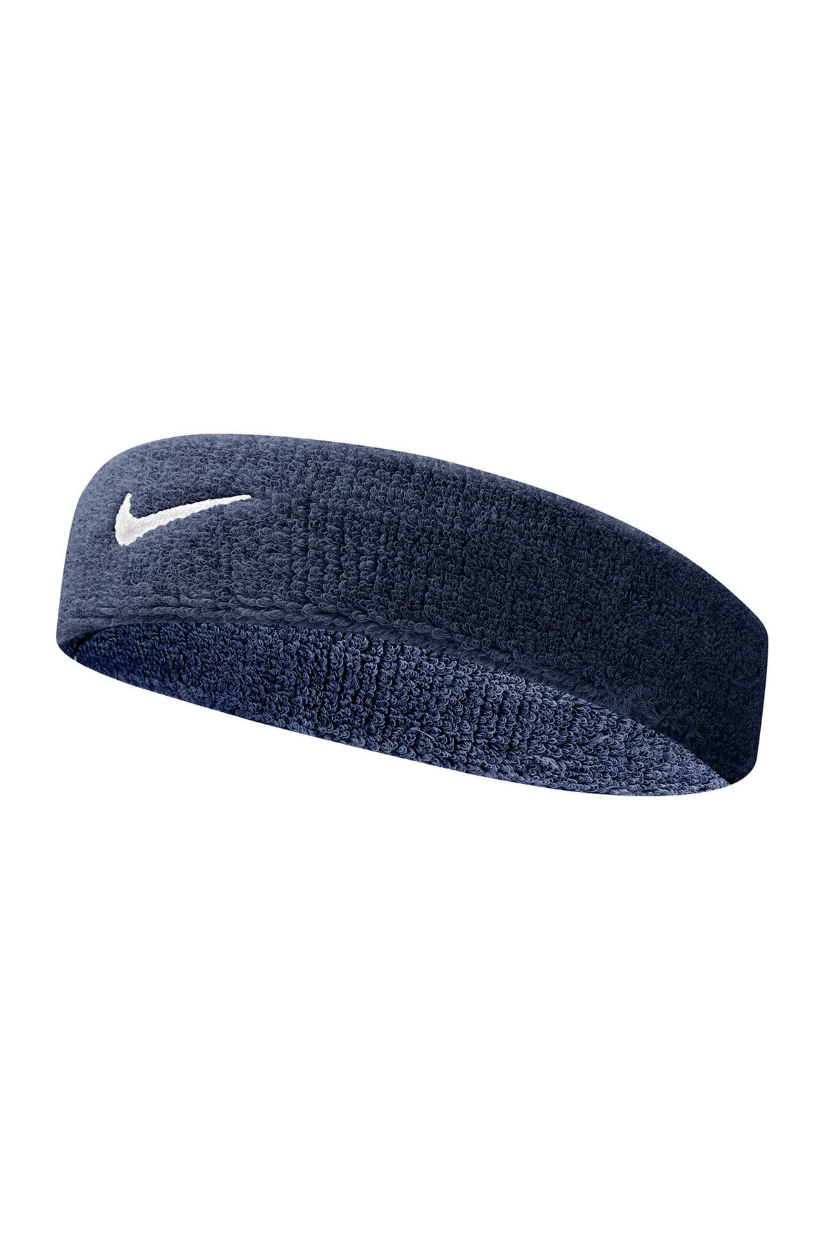 Lol leven openbaring Nike hoofdband Swoosh donkerblauw/wit | wehkamp