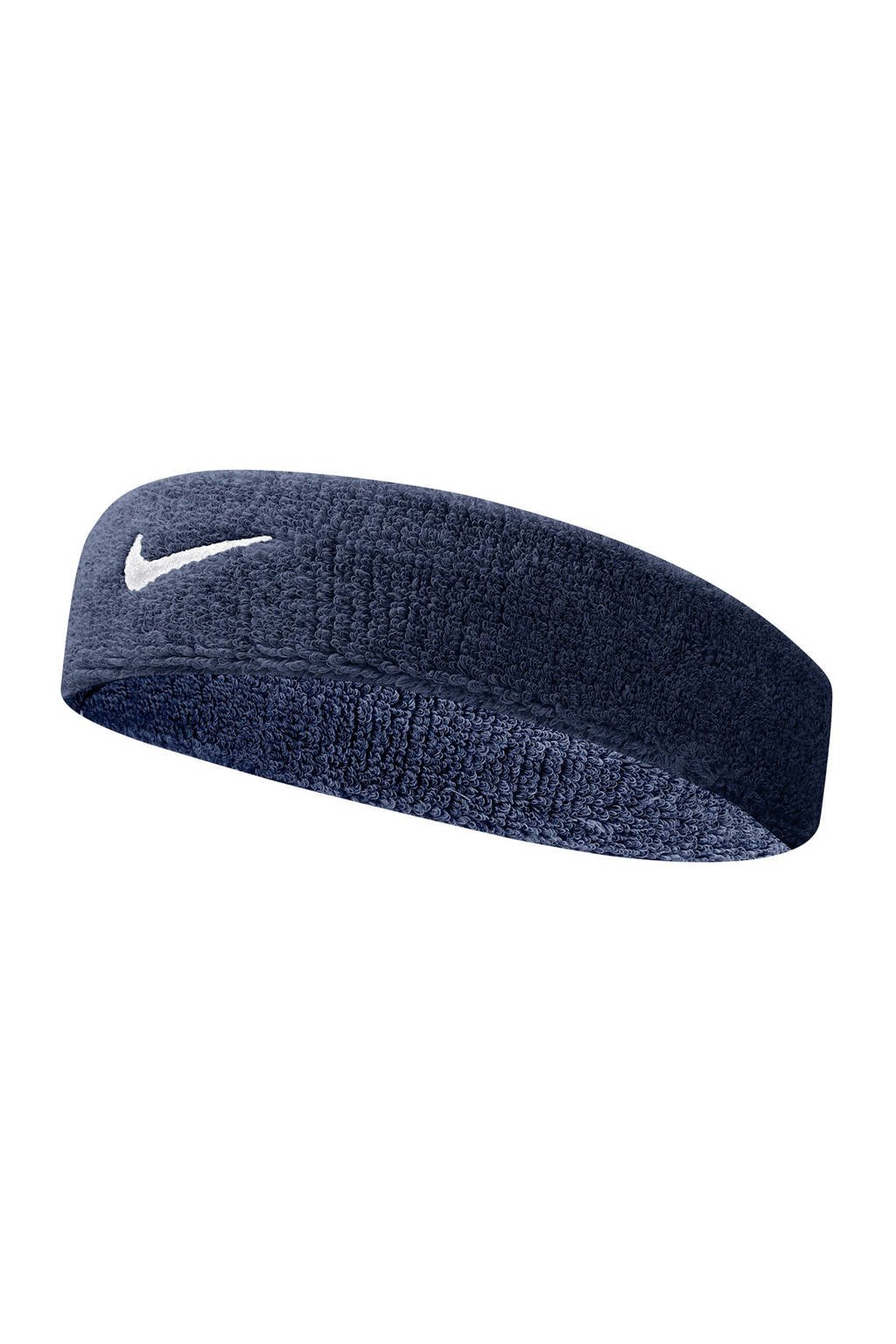 Raad Dezelfde kalender Nike hoofdband Swoosh donkerblauw/wit | wehkamp
