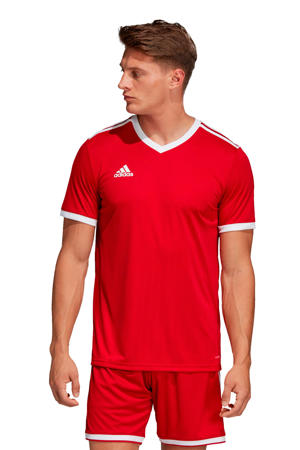 Senior  sport T-shirt Tabela rood/wit