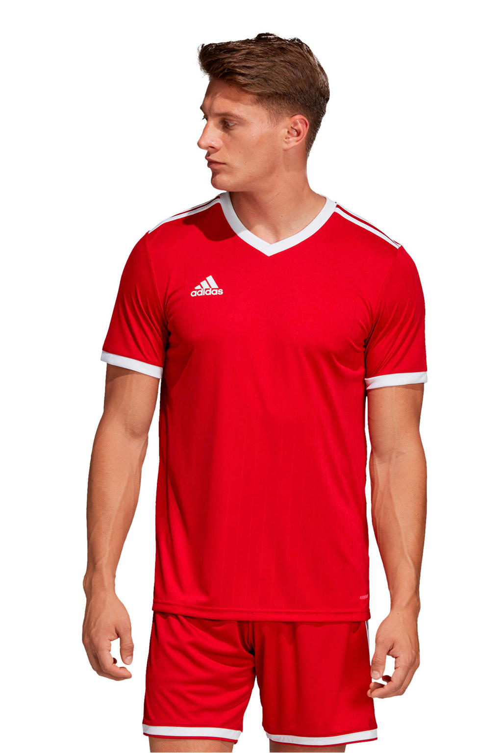 adidas Performance senior voetbalshirt rood/wit