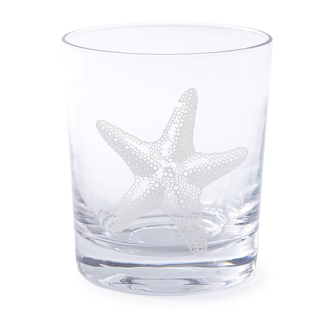 Riviera Maison Treasure Of The Sea waterglas (Ø9 cm), Transparant