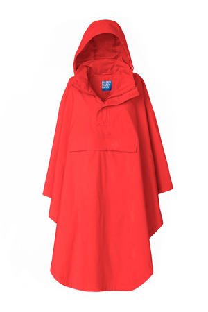 Rosa onesize regenponcho rood