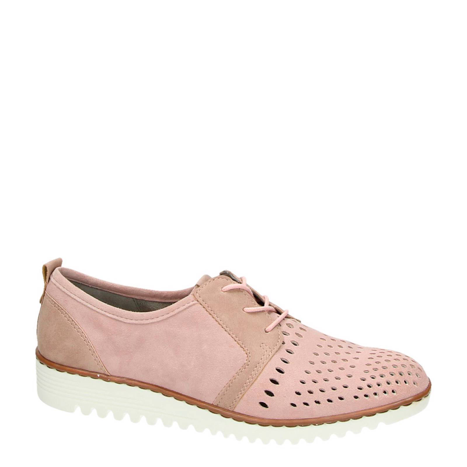 Jenny suède veterschoenen | wehkamp