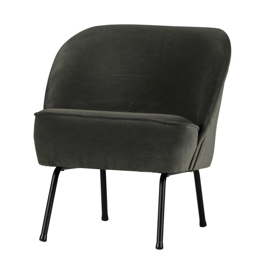 BePureHome fauteuil Vogue velours, Donkergroen