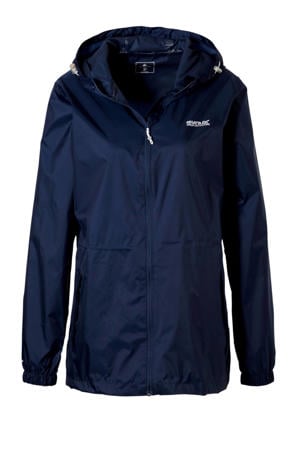 regenjas Pack It Jacket III donkerblauw