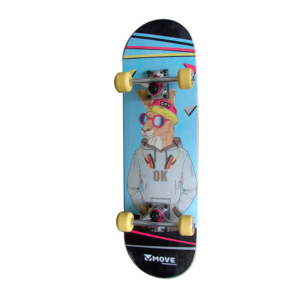 Black8Hole skateboard Out of my Way, Zwart/rood