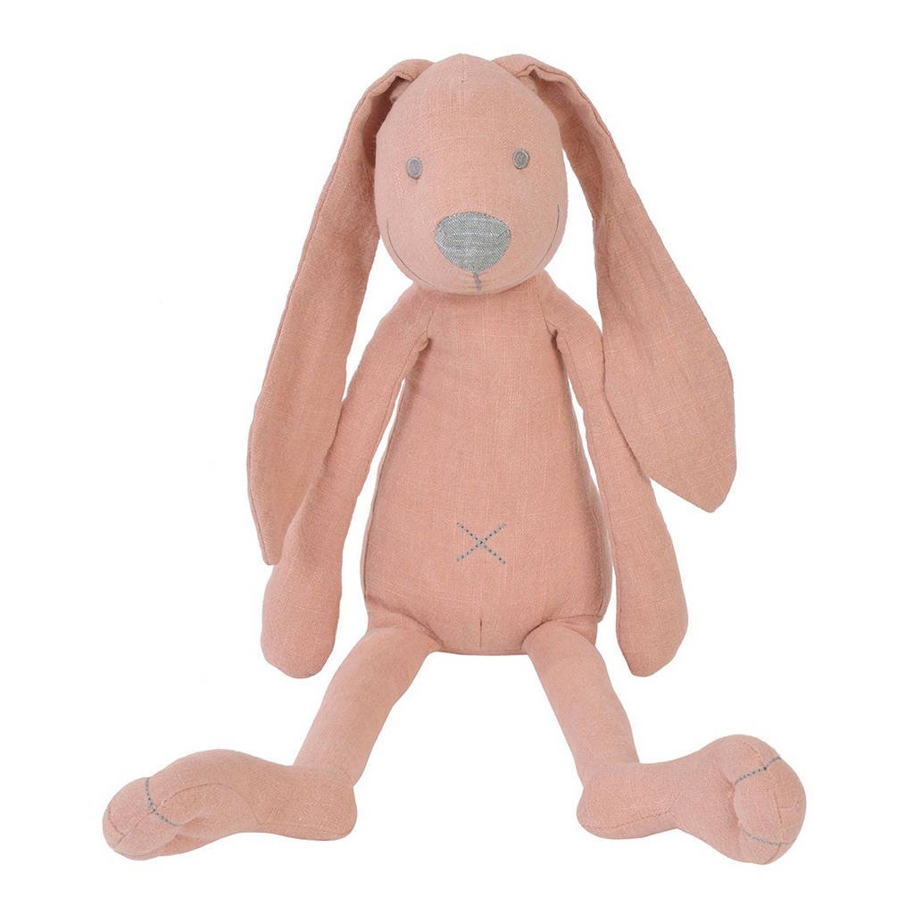 Happy Horse linnen konijn Richie roze knuffel 41 cm, Roze