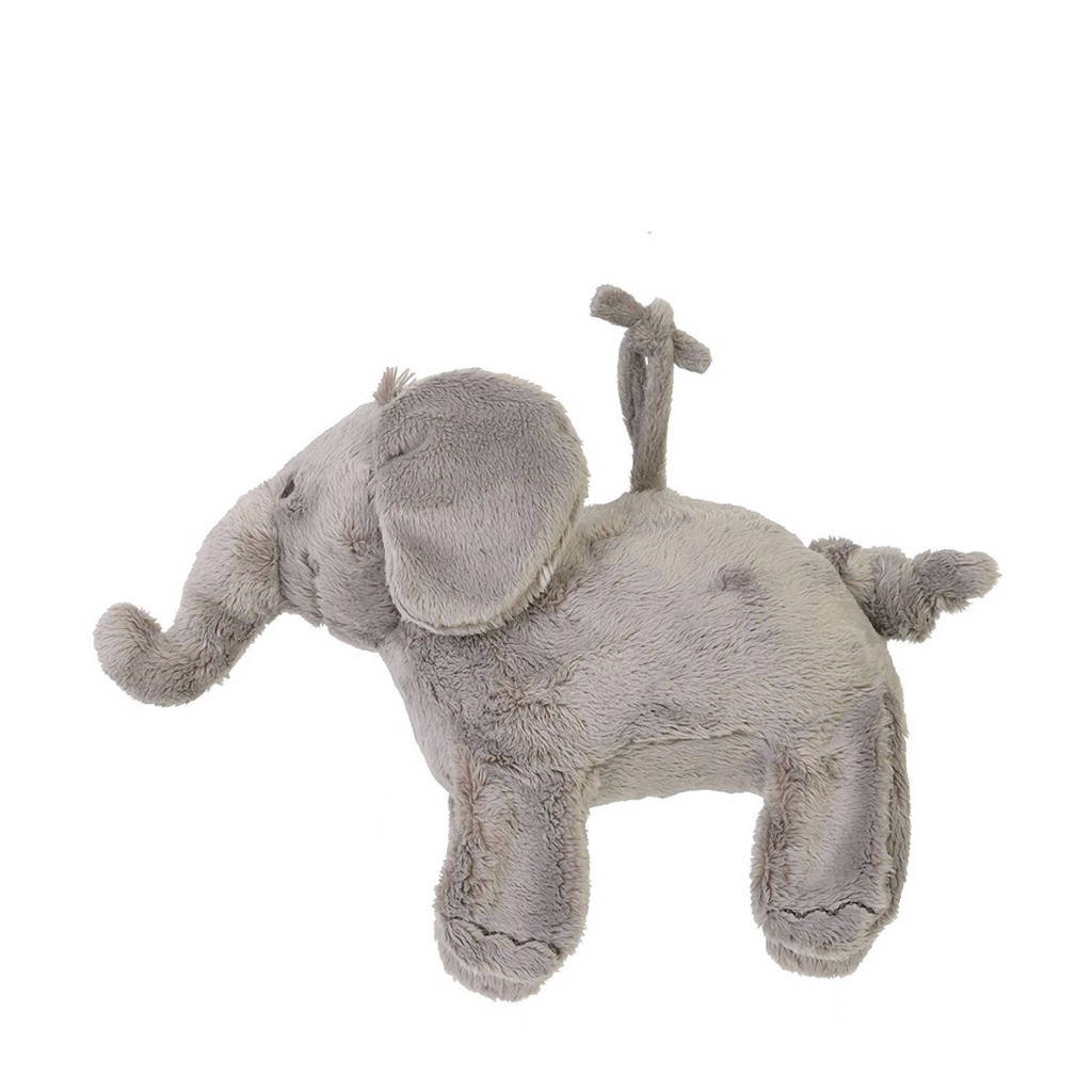 Happy Horse olifant Elliot Musical knuffel 26 cm, Grijs