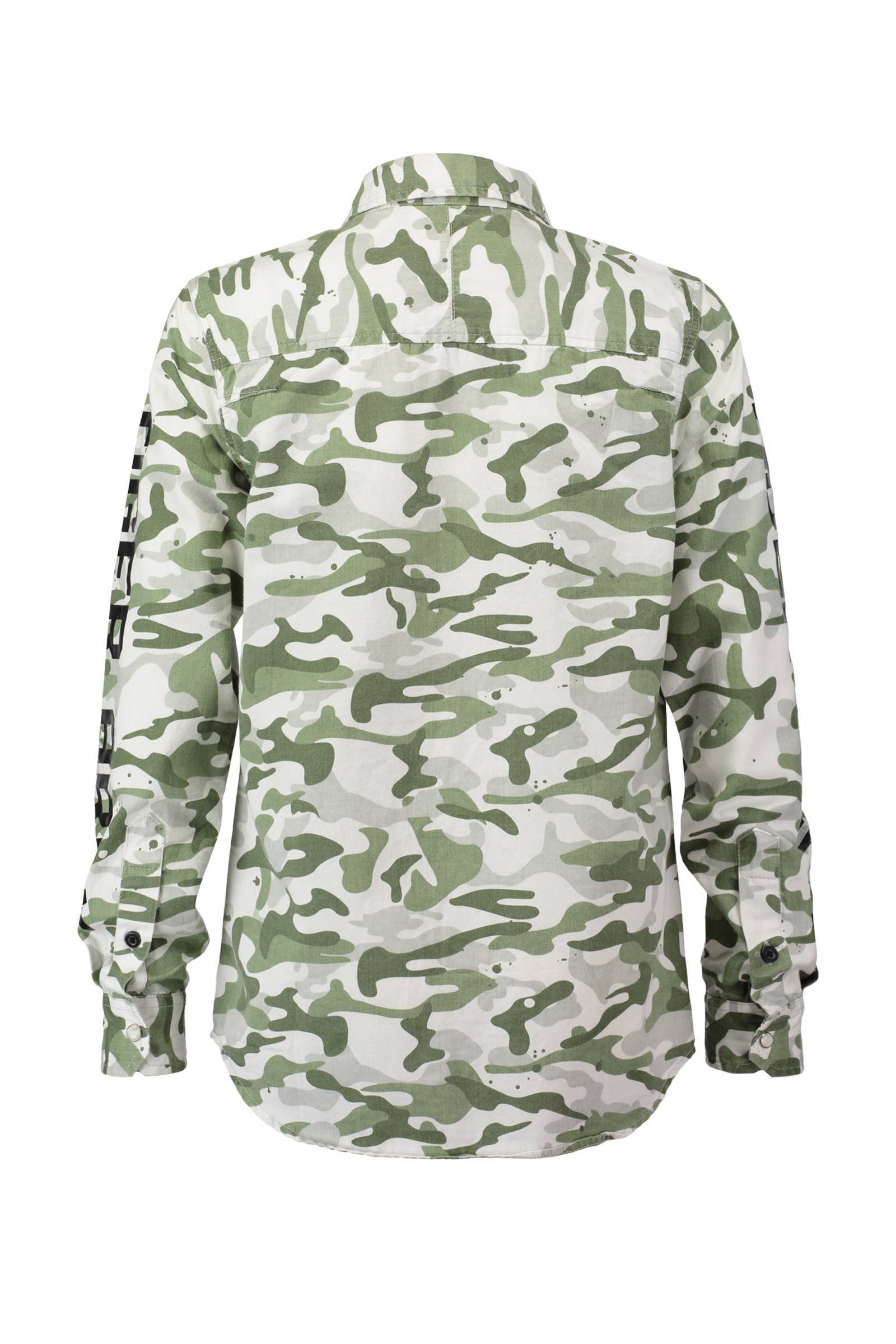 Camouflage overhemd hot sale