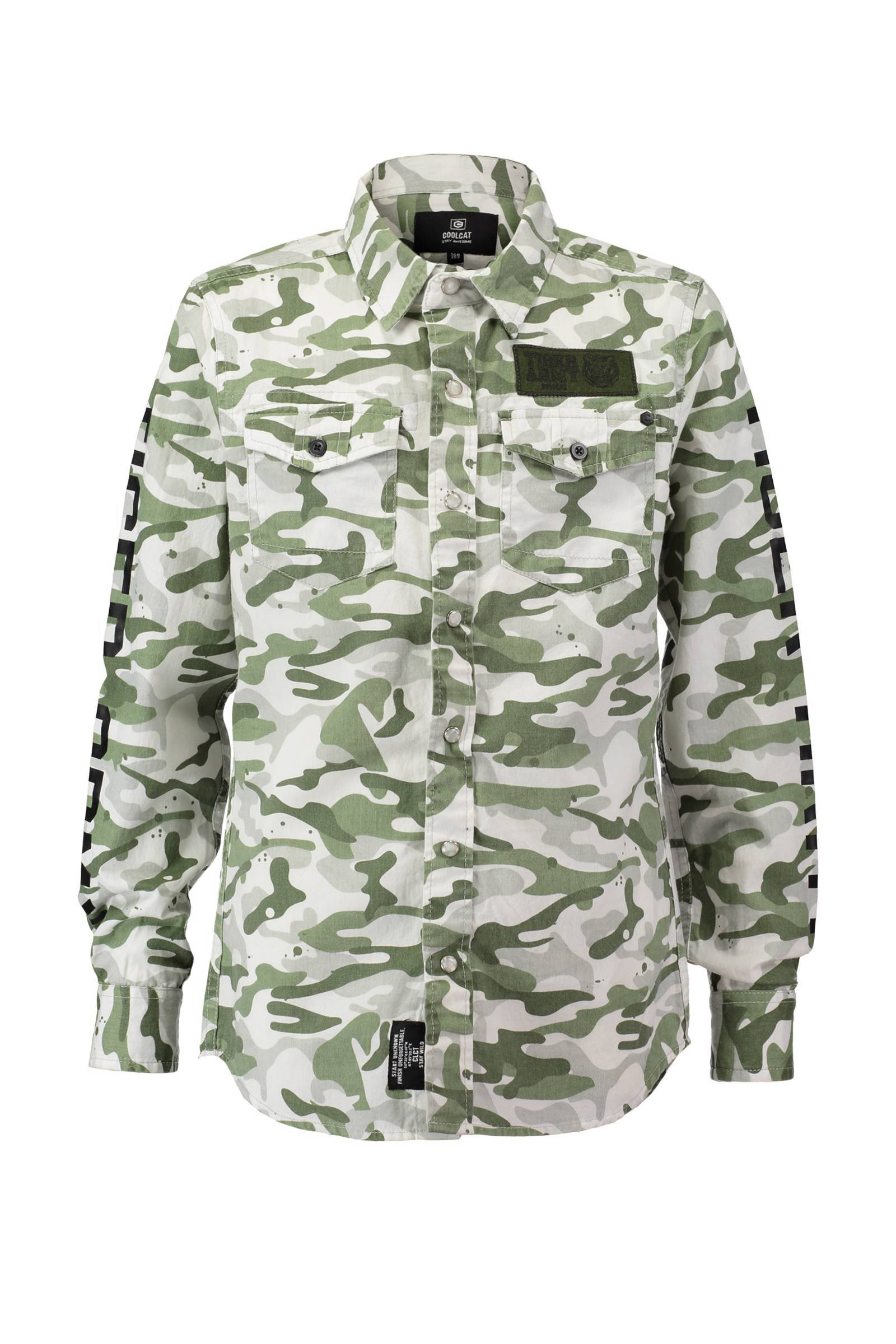 Camouflage overhemd discount