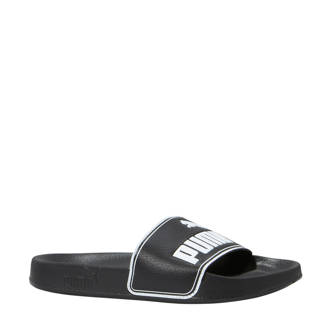 Leadcat badslippers zwart