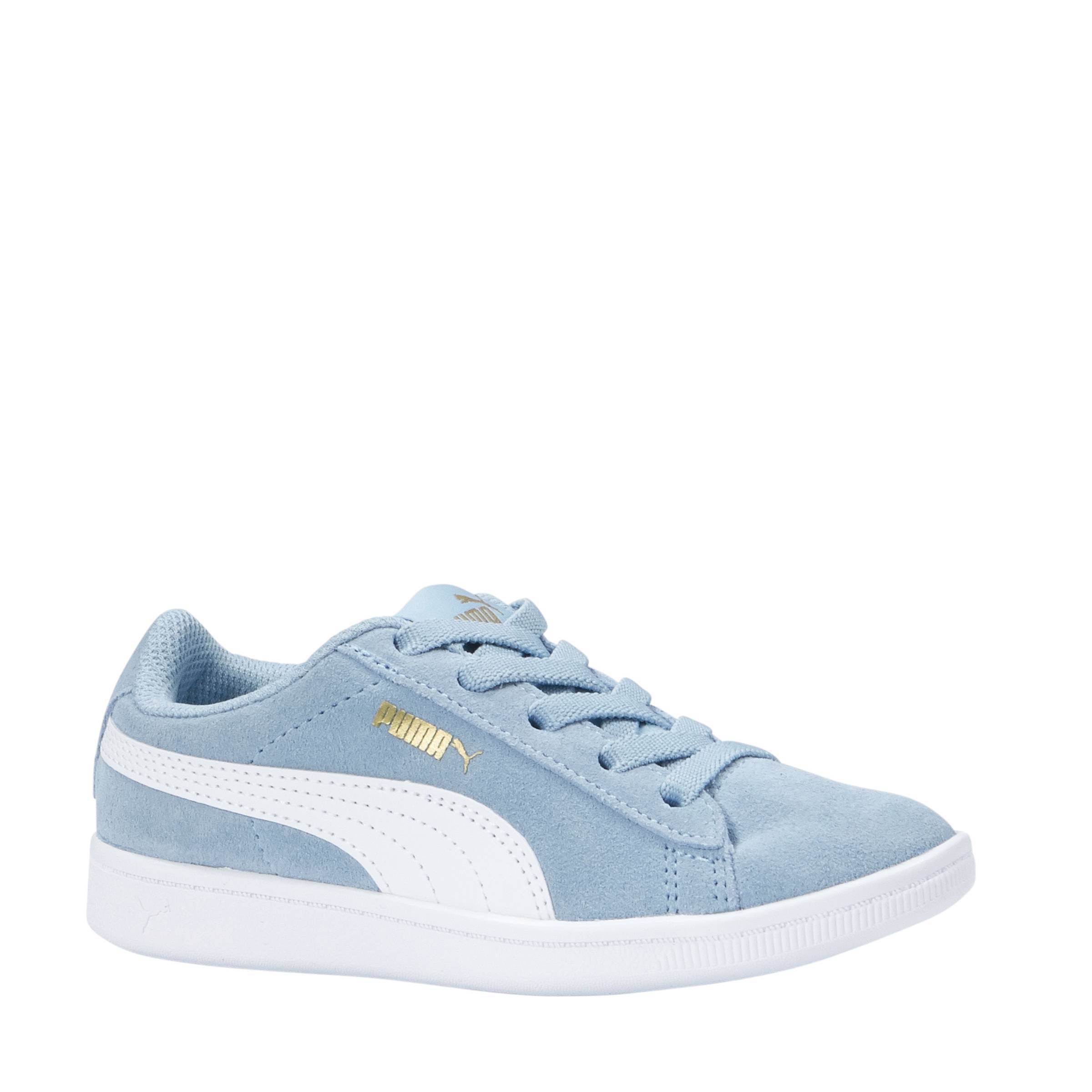 Puma Vikky AC PS suède sneakers lichtblauw | wehkamp Puma Vikky AC PS suède sneakers lichtblauw | wehkamp