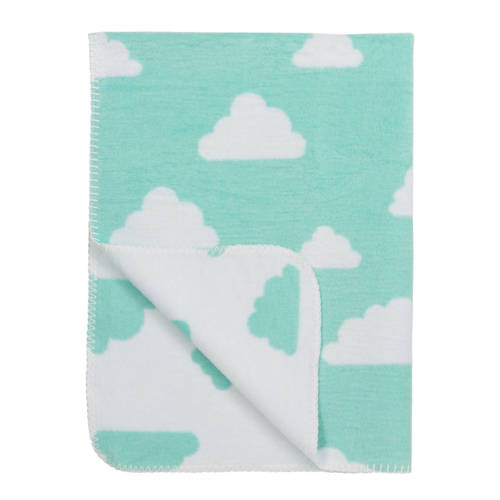 Meyco Little Clouds Wiegdeken 75X100 Cm Mint meyco kopen in de aanbieding Meyco Little Clouds Wiegdeken 75X100 Cm Mint meyco kopen in de aanbieding