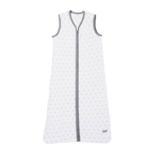 Meyco Triangle Zomerslaapzak 90 Cm Witgrijs meyco kopen in de aanbieding