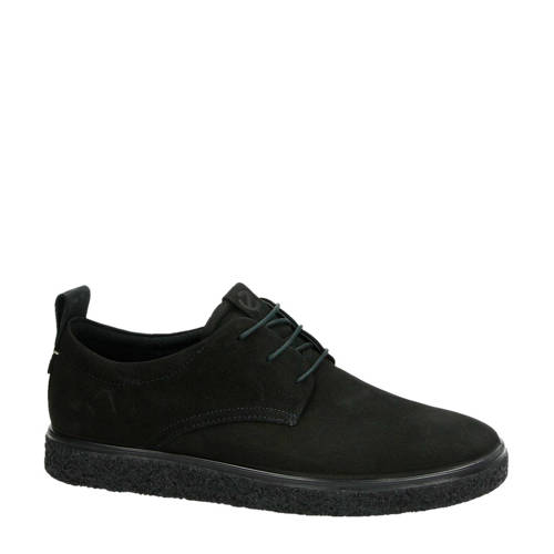 Ecco Nubuck Sneakers Crepetray Zwart ecco kopen in de aanbieding