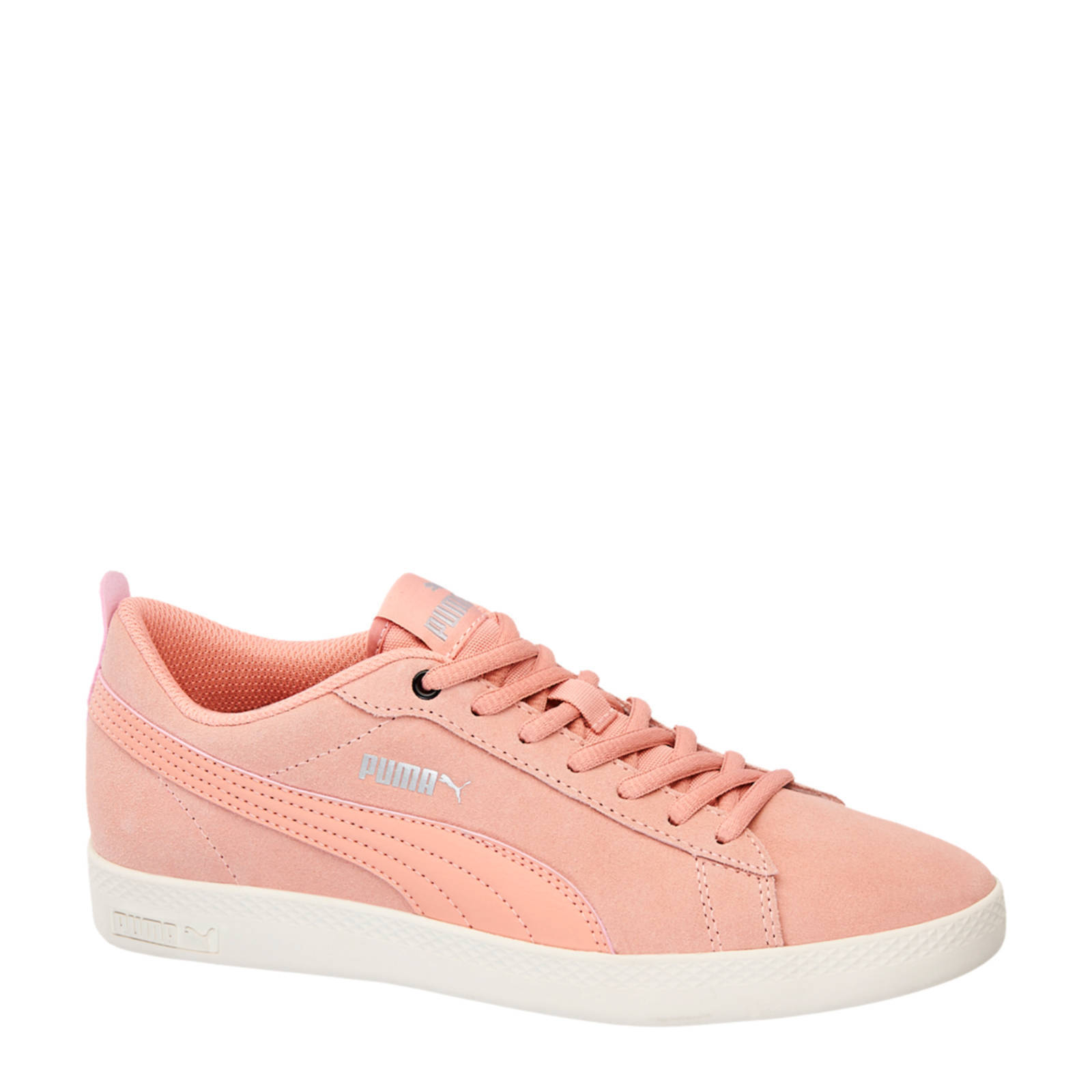 Puma Smash suède sneakers roze | wehkamp