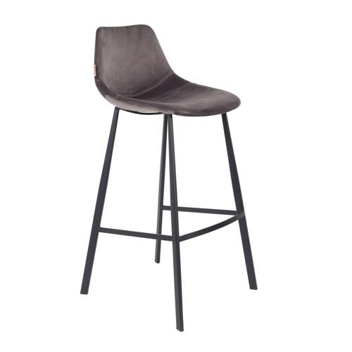 Wehkamp Dutchbone Franky Velvet barkruk (set van 2) aanbieding