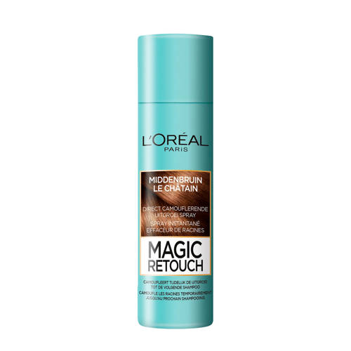 Loreal Paris Coloration Magic Retouch 2 Middenbruin Uitgroei Camoufleerspray 150Ml loreal kopen in de aanbieding Loreal Paris Coloration Magic Retouch 2 Middenbruin Uitgroei Camoufleerspray 150Ml loreal kopen in de aanbieding