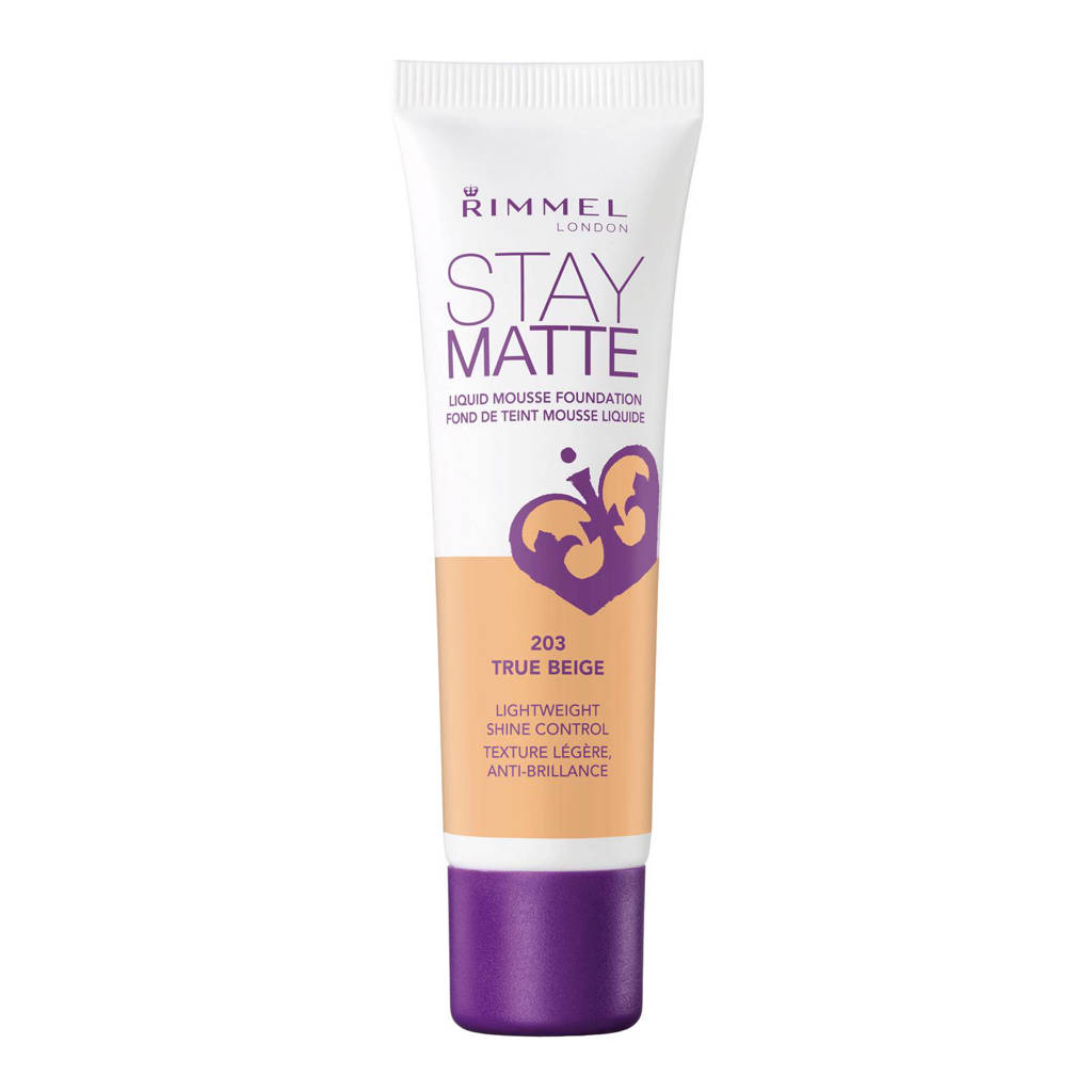 Rimmel London Stay Matte Liquid foundation - 203 True Beige