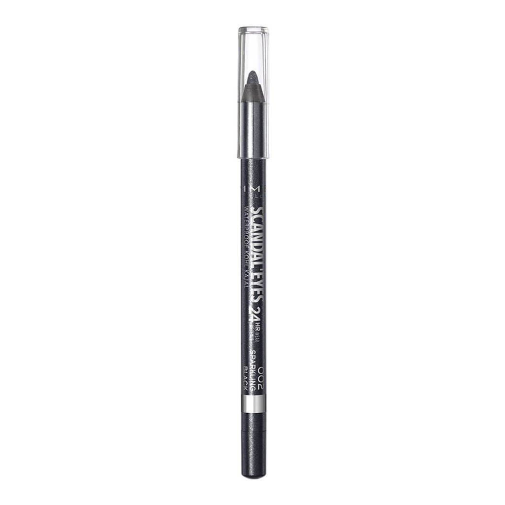 Rimmel London Scandal'Eyes Waterproof Kohl Pencil - zwart sparkle, 2 Black Sparkle