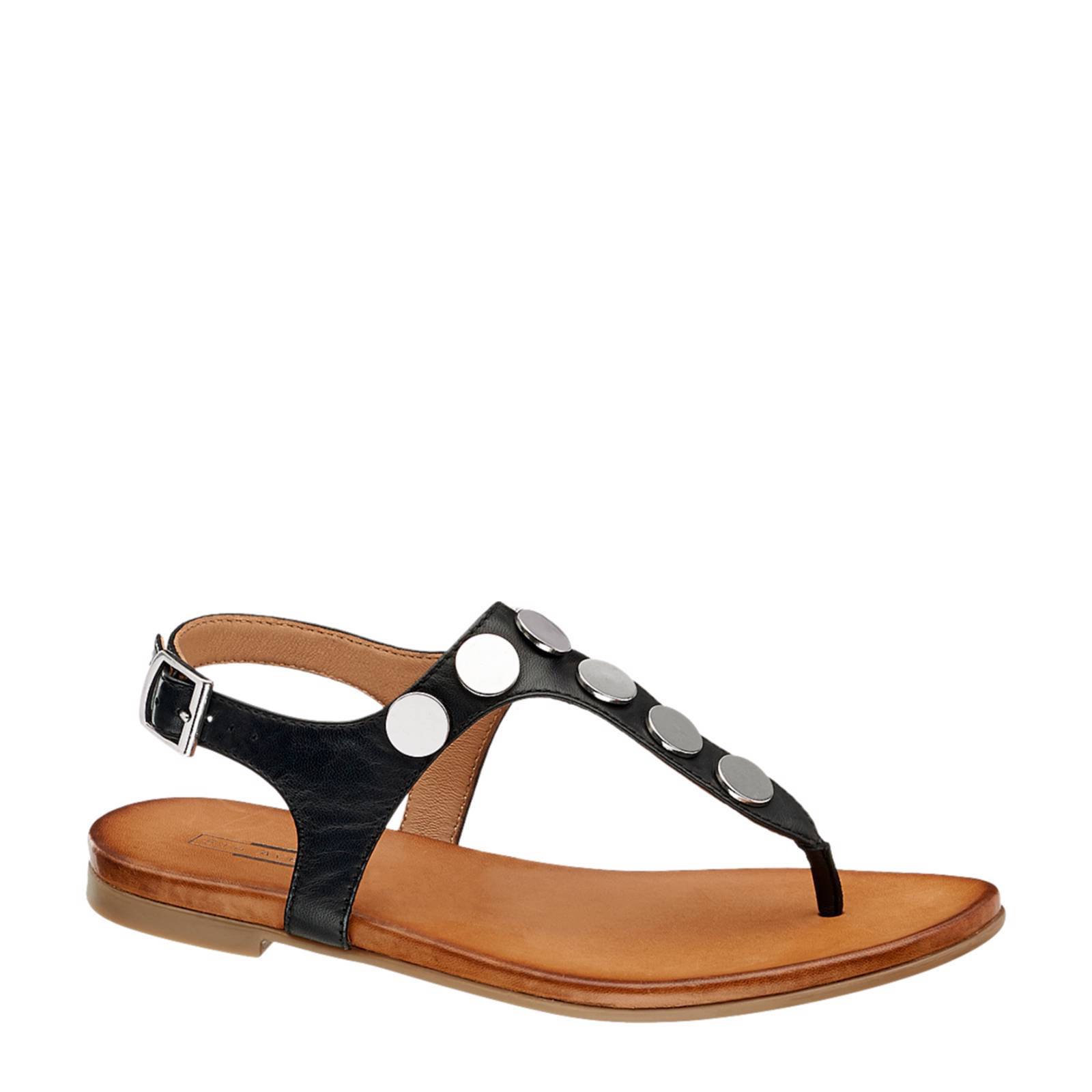 vanHaren 5th Avenue leren sandalen wehkamp