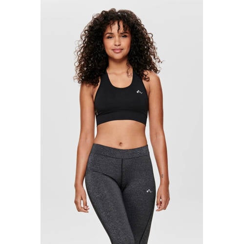 Wehkamp ONLY PLAY sport-bh medium support ONPDAISY - zwart aanbieding