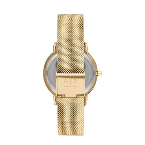 Armani Exchange horloge AX5536 goudkleurig
