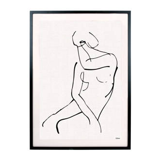 poster in lijst (72x51 cm)