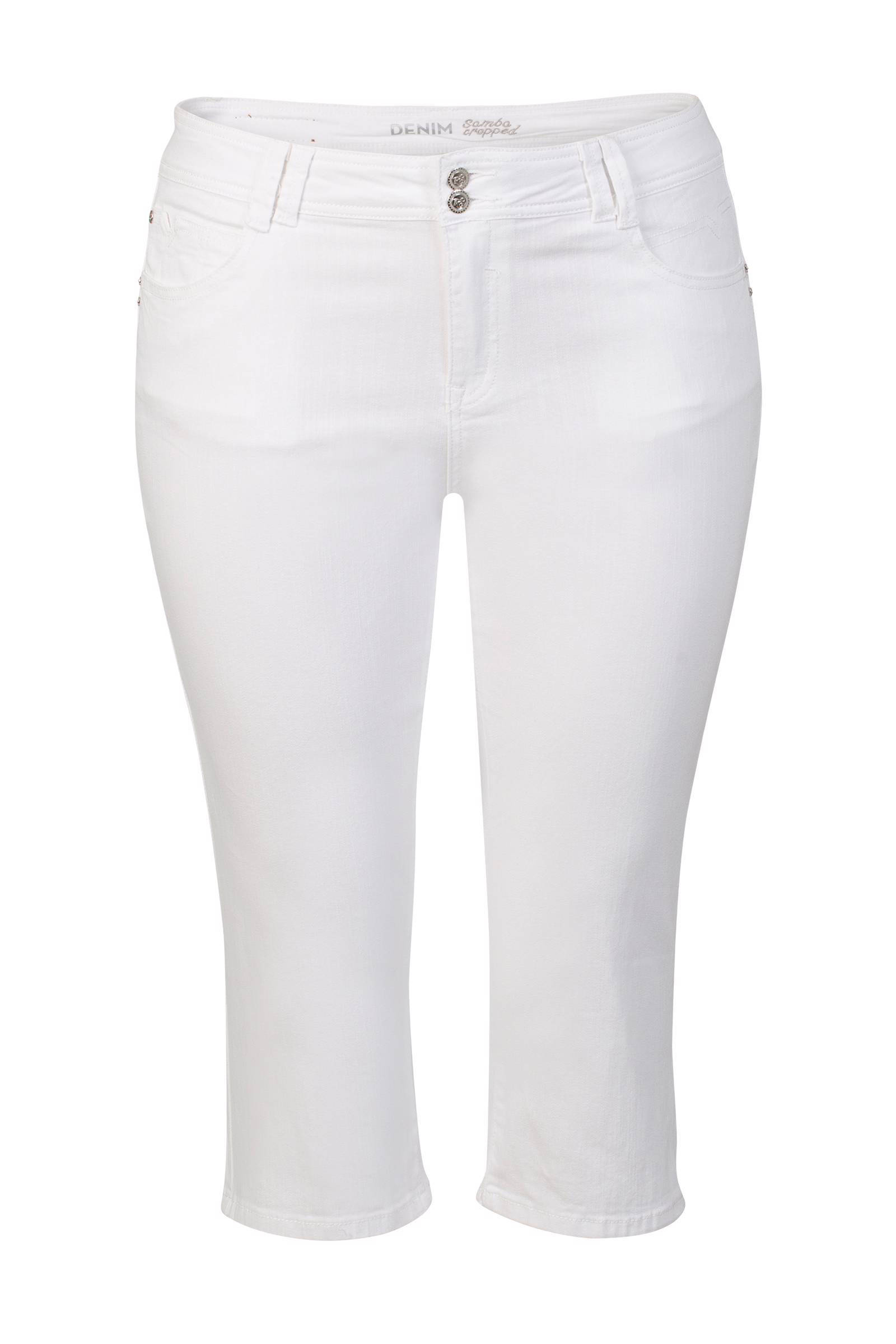 Miss Etam Plus straight fit capri jeans Samba (dames) | wehkamp