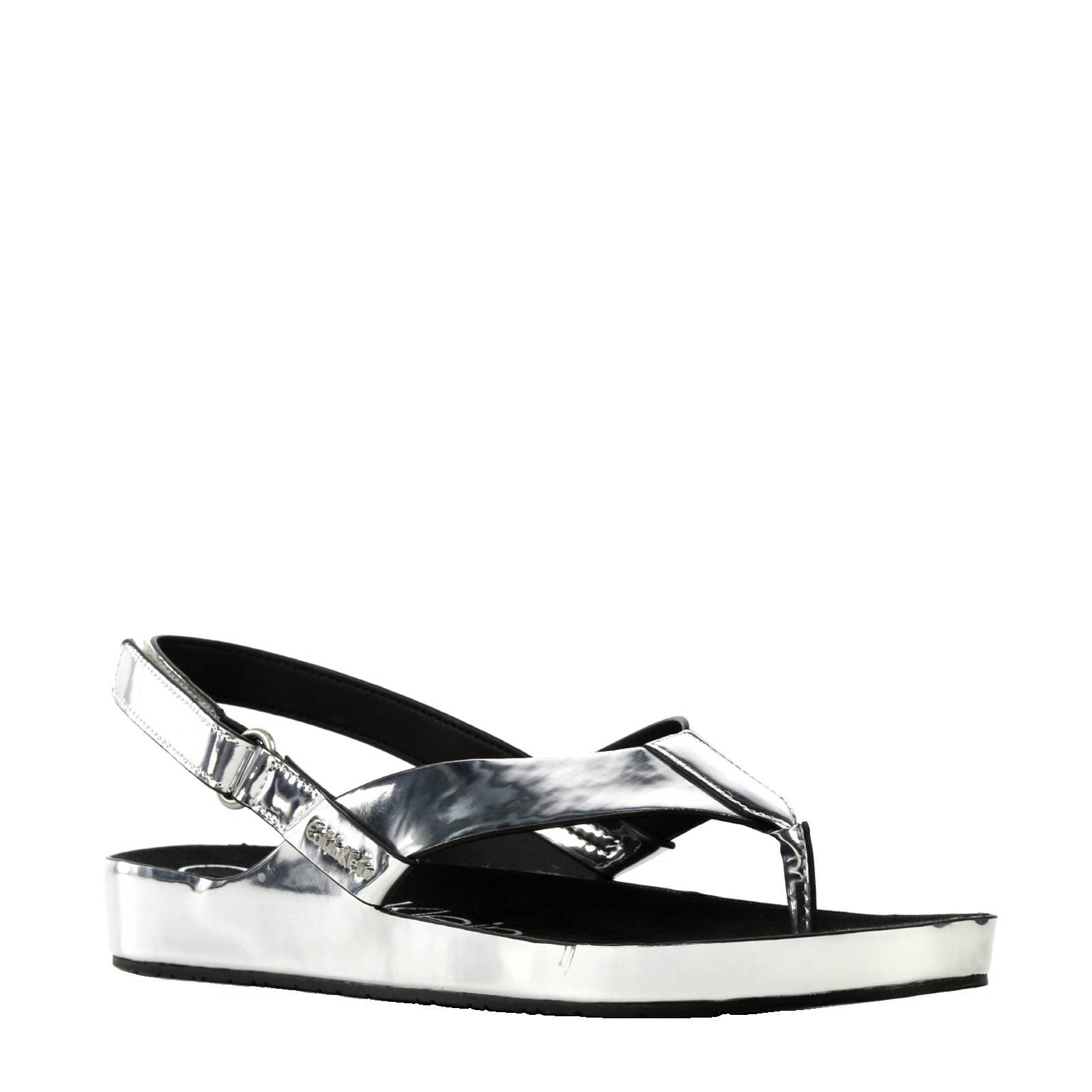 Calvin Klein Manira Metallic sandalen | wehkamp